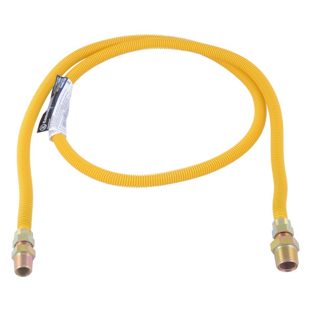 Eastman 20YE545072B 72 in 1/2 in OD Stainless Steel Gas Connector 3/4 in MIP x 1/2 in MIP - 2
