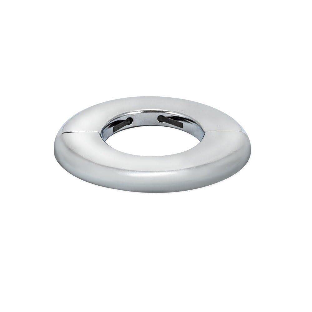 Eastman 25732 1/2 in. IPS Heavy Duty Split Escutcheon Plate for Floor and Ceiling Chrome Plated