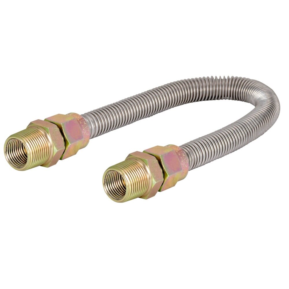 Eastman 30SS545436 5/8 in. OD x 36 in. Flexible Stainless Steel Gas Connector 3/4 in. MIP x 3/4 in. MIP