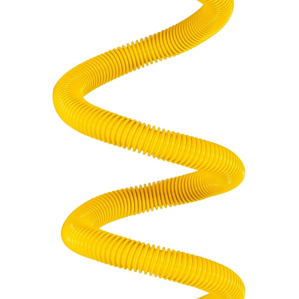 Eastman 30YE555536 5/8 in. OD x 36 in. Yellow Stainless Steel Gas Connector 3/4 in. FIP x 3/4 in. FIP - 3
