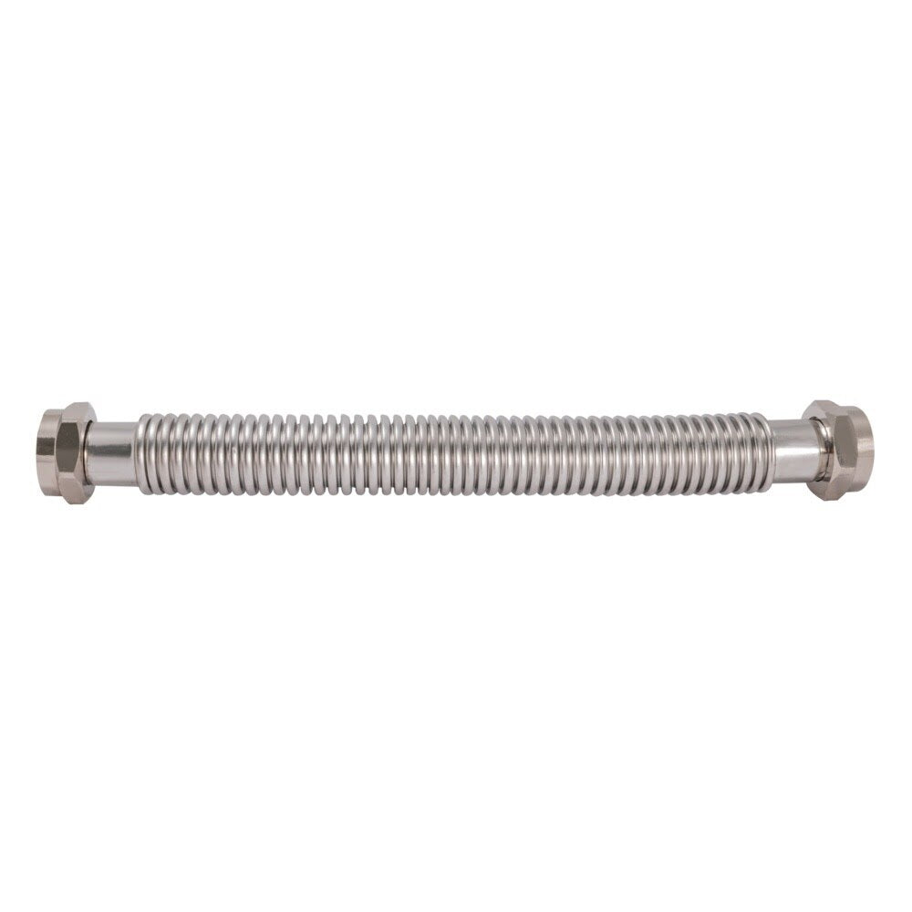 Eastman 432218 18 in Corrugated Stainless Steel Water Softener Connector with 1-1/2 in FIP Ends - 2