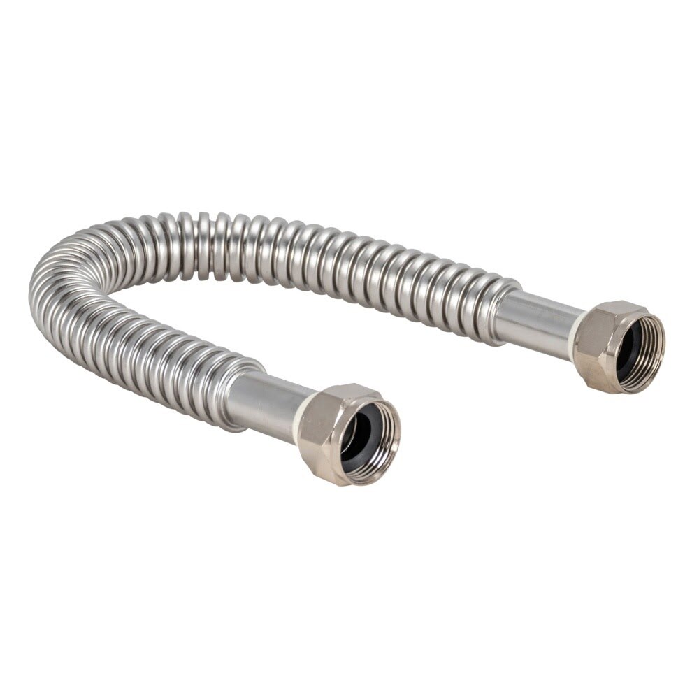 Eastman 437024 24 in. Corrugated Stainless Steel Water Heater Connector 3/4 in. FIP x 3/4 in. FIP - 2