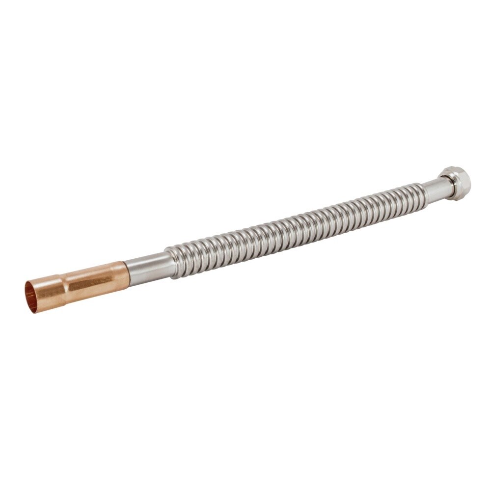 Eastman 437418 18 in. Corrugated Stainless Steel Water Heater Connector 3/4 in. FIP x 3/4 in. Female Sweat - 2