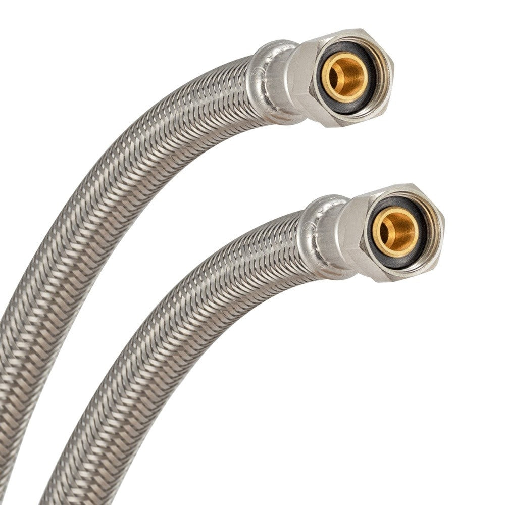 Eastman 48074 3/8 in. Comp x 3/8 in. Comp x 16 in. Braided Stainless Steel Faucet Connector - 3