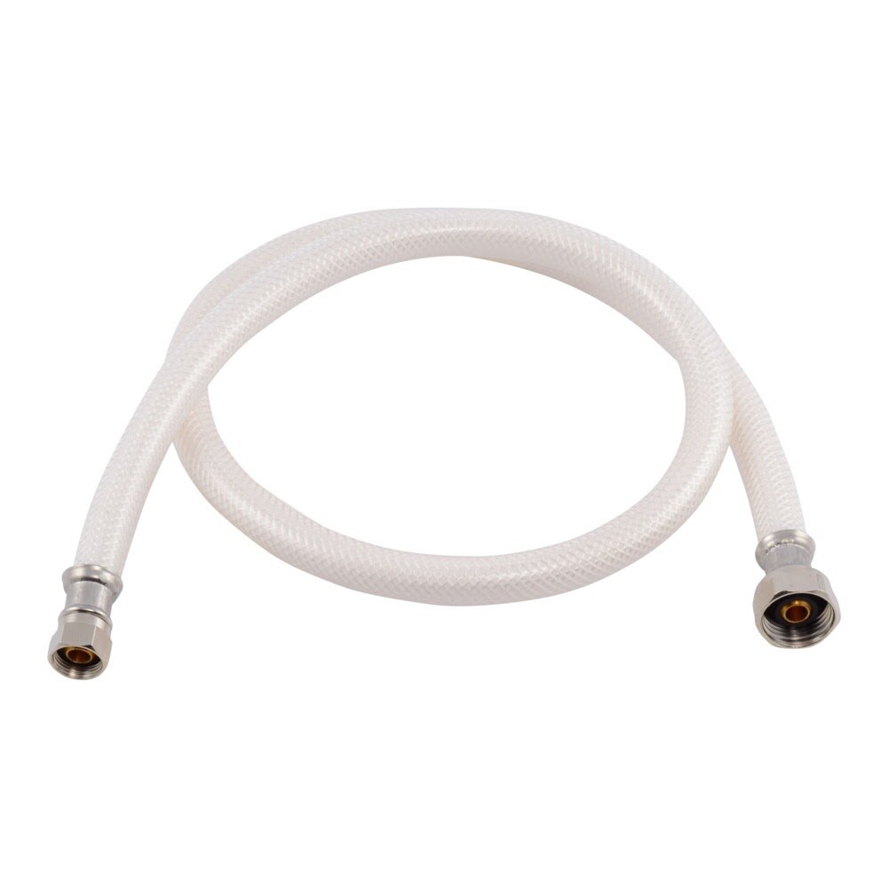 Eastman 48129 1/2 in. IPS x 3/8 in. Compression x 36 in. Flex Water Supply Line with Brass Insert