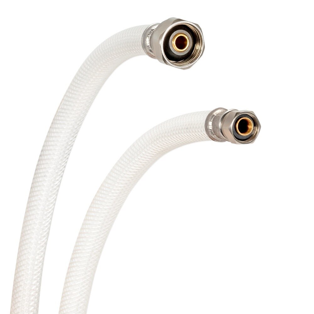 Eastman 48131 16 in. Flex Faucet Supply Line 1/2 in. IPS x 3/8 in. Compression with Brass Insert - 3