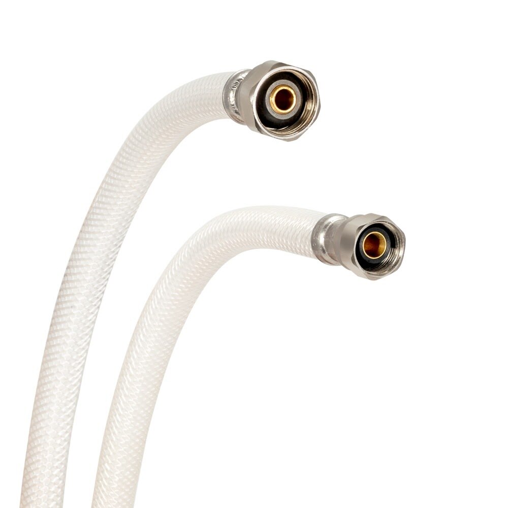 Eastman 48138 1/2 in. IPS x 1/2 in. Compression x 12 in. PVC Flex Water Supply Line with Brass Insert - 3