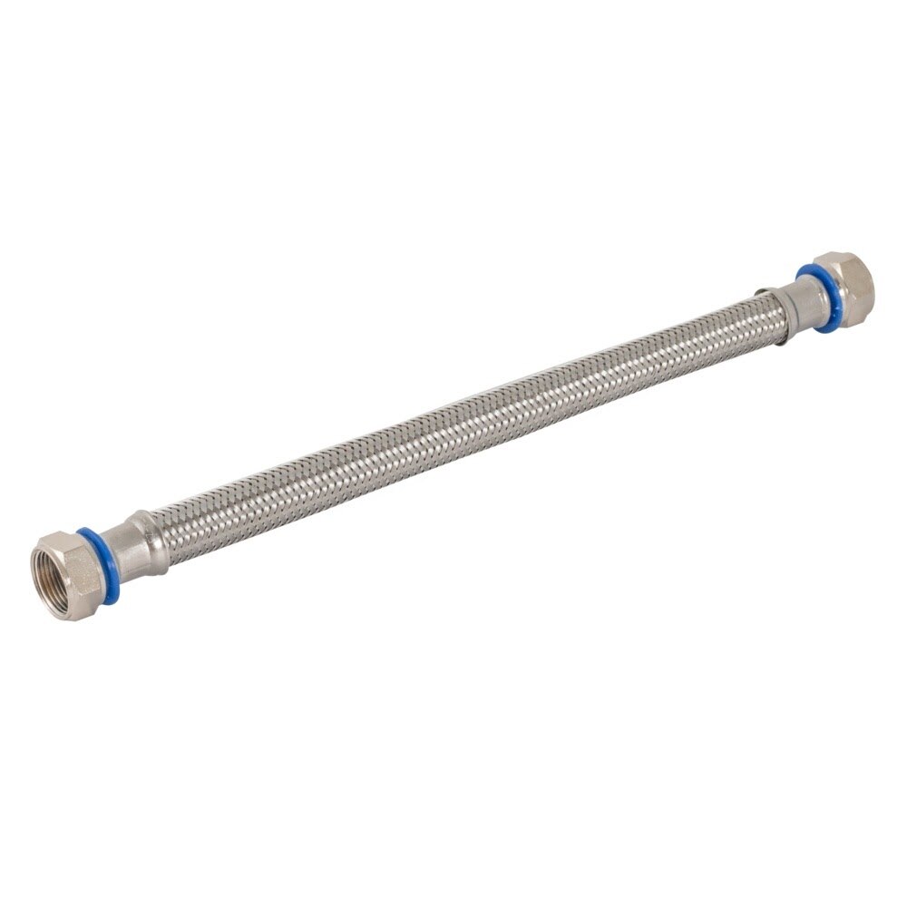 Eastman 48251 18 in Braided Stainless Steel PVC Water Heater Connector 3/4 in FIP x 3/4 in FIP Swivel - 2