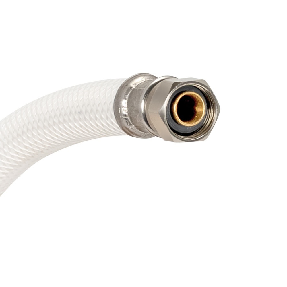 Eastman 48731 3/8 in. Comp x 3/8 in. Comp x 24 in. Flexible PVC Faucet Supply Line with Brass Insert - 3