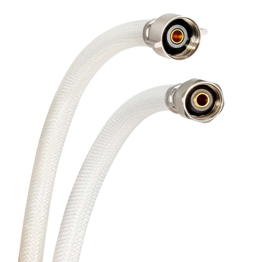 Eastman 48960 1/2 in. IPS x 7/8 in. Ballcock x 20 in. Flexible PVC Toilet Supply Line - 3