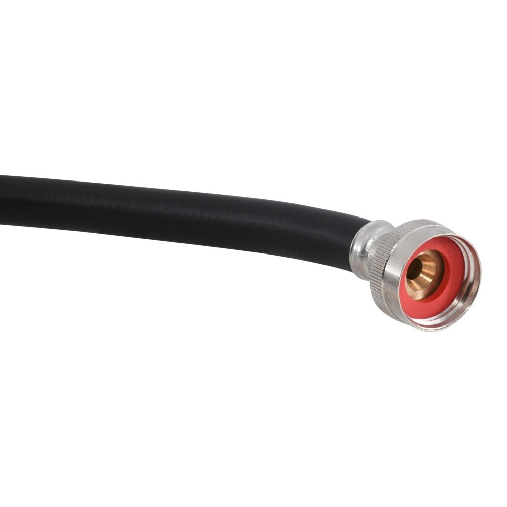 Eastman 60321P 4 ft Black PVC Washing Machine Hose for Residential Washer Water Supply - 3
