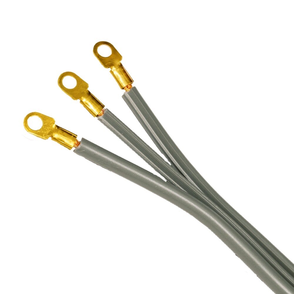 Eastman 61251 6 ft 3 Prong 30 Amp Electric Dryer Cord with Strain Relief Clamp - 2