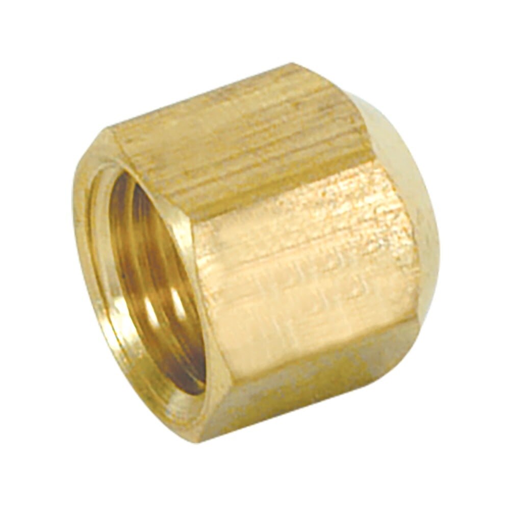 Eastman 65754 Half Inch OD Brass Flare Cap for Gas Connectors