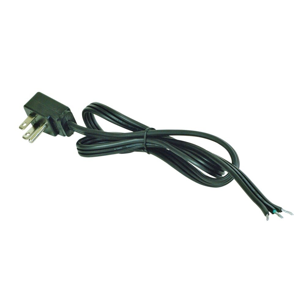 Eastman 69018 3 ft. 3-Prong Dishwasher Power Cord with Angle Plug 15A 125V