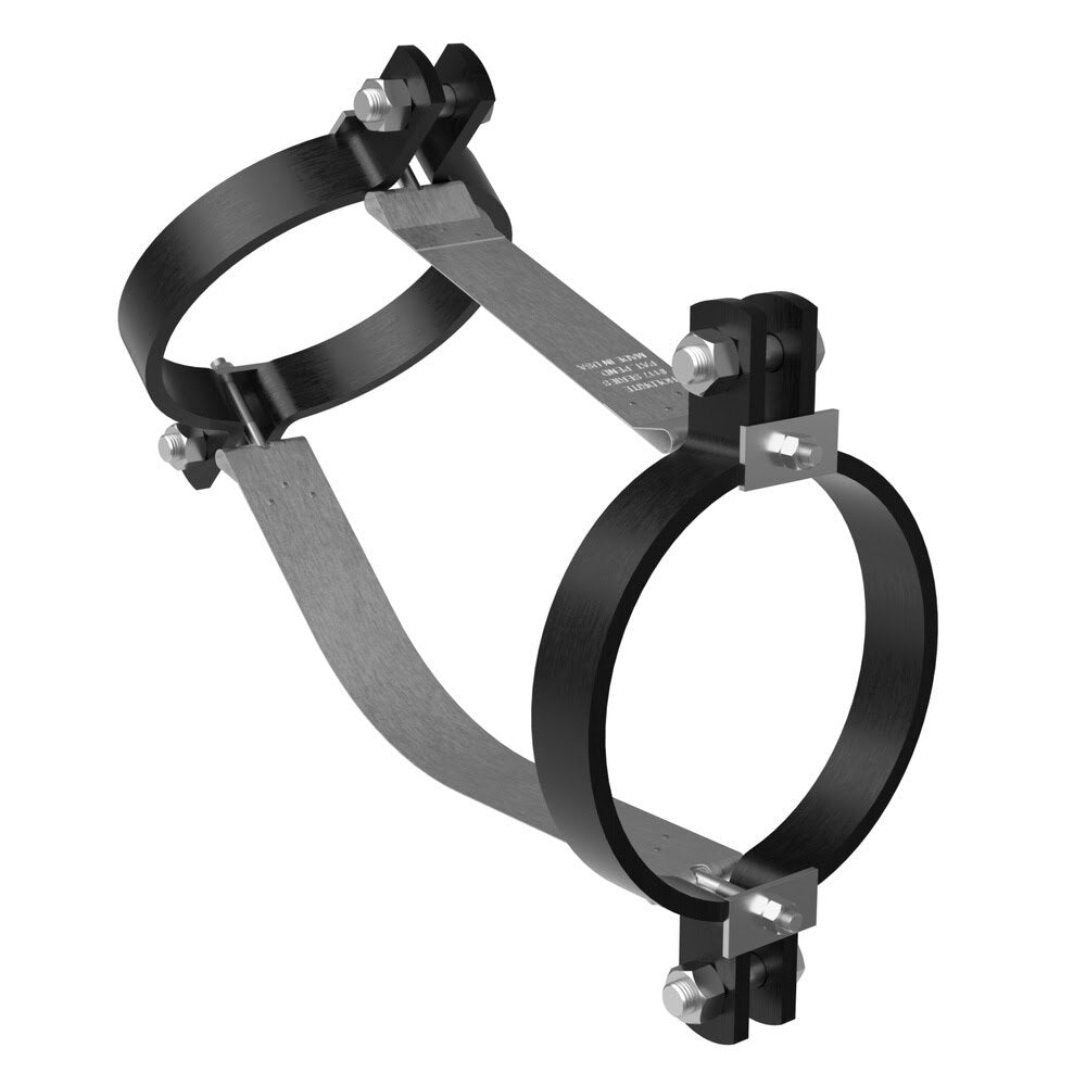 HoldRite 117-15L 15 in. No-Hub 1/8 Bend Fitting Restraint for Hubless Cast Iron Soil Pipe