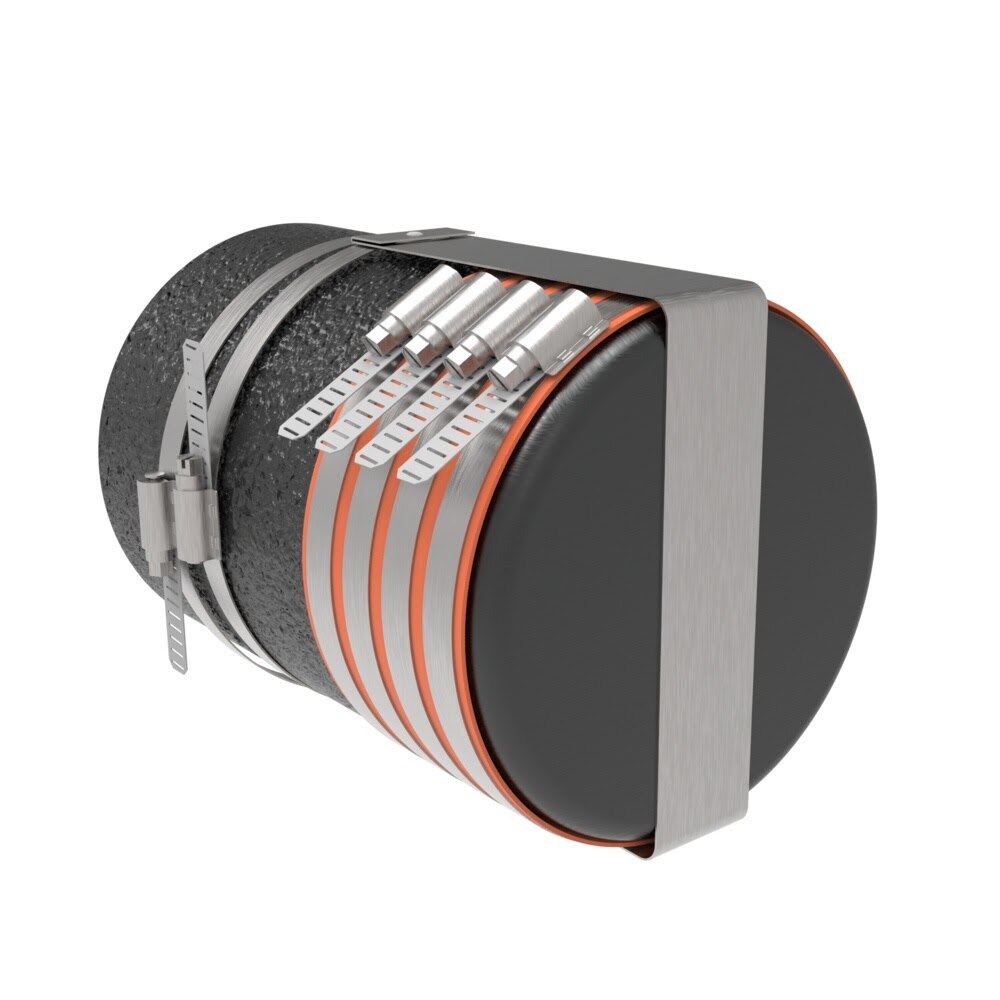 HoldRite 117-4BP 4 in. No-Hub Blind Plug and Cap Restraint - 2