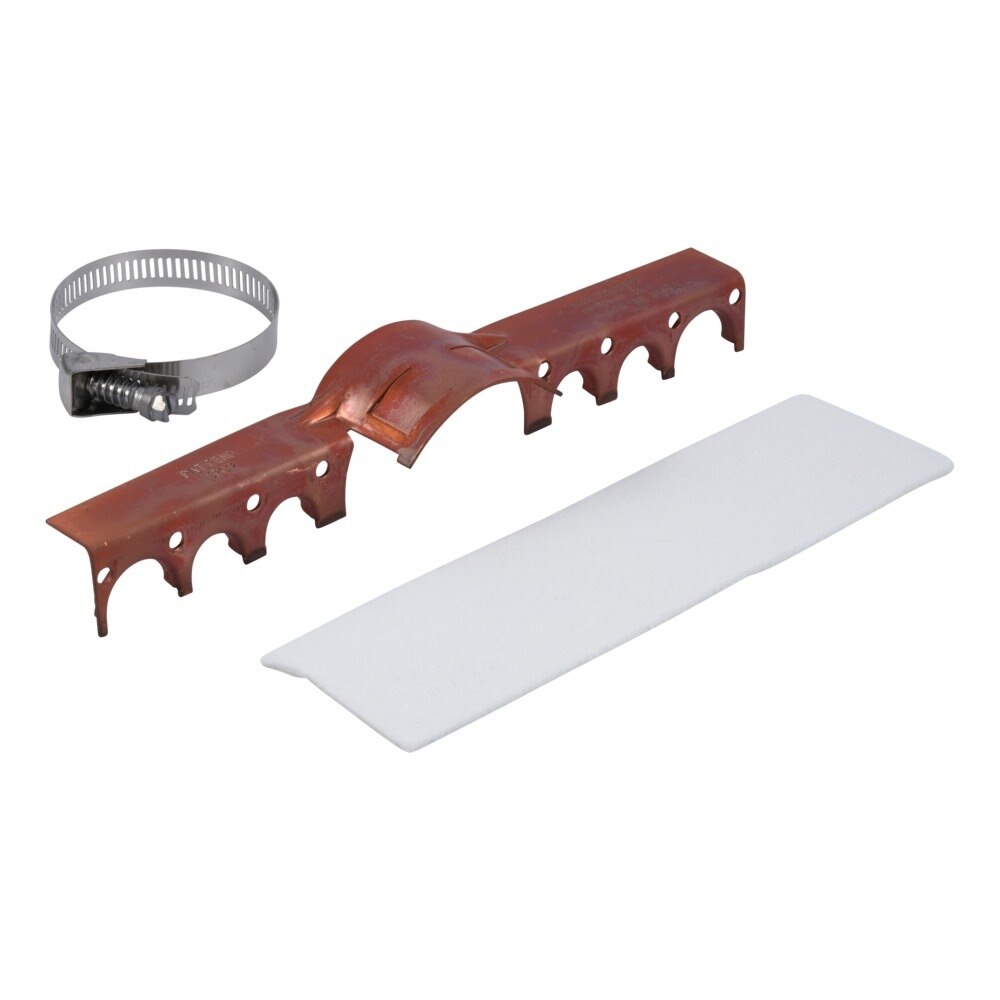 HoldRite 118-T-8 Copper-Bonded Pipe Support Bracket Kit for 1/2 in and 3/4 in CTS Pipe