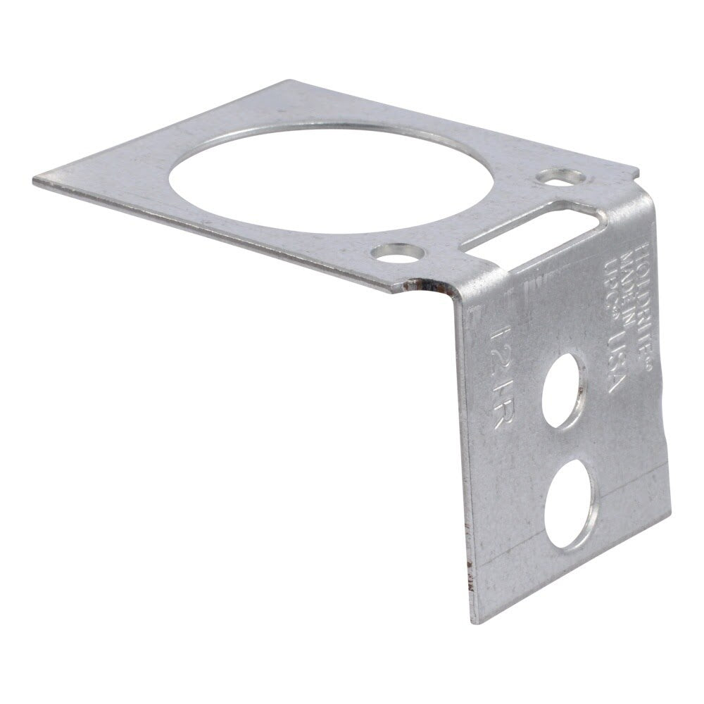 HoldRite 121-R Galvanized Steel Pipe Bracket for Copper PEX or CPVC Tube 2 in. x 1-3/4 in. x 1-1/2 in. - 2