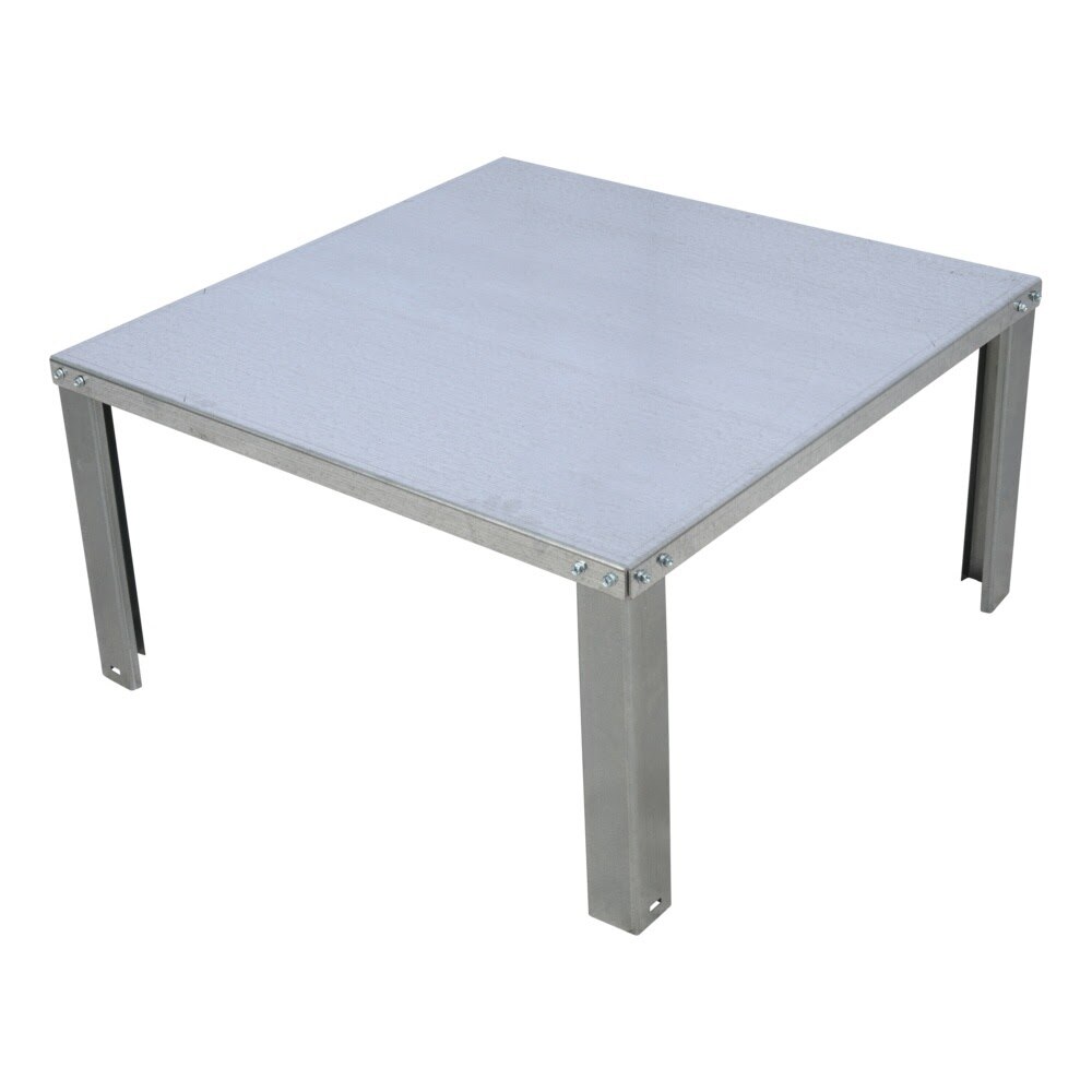 HoldRite 40-S-30-U 30 in. Unassembled Water Heater Stand Supports Up to 100 Gallons 1200 lbs - 2