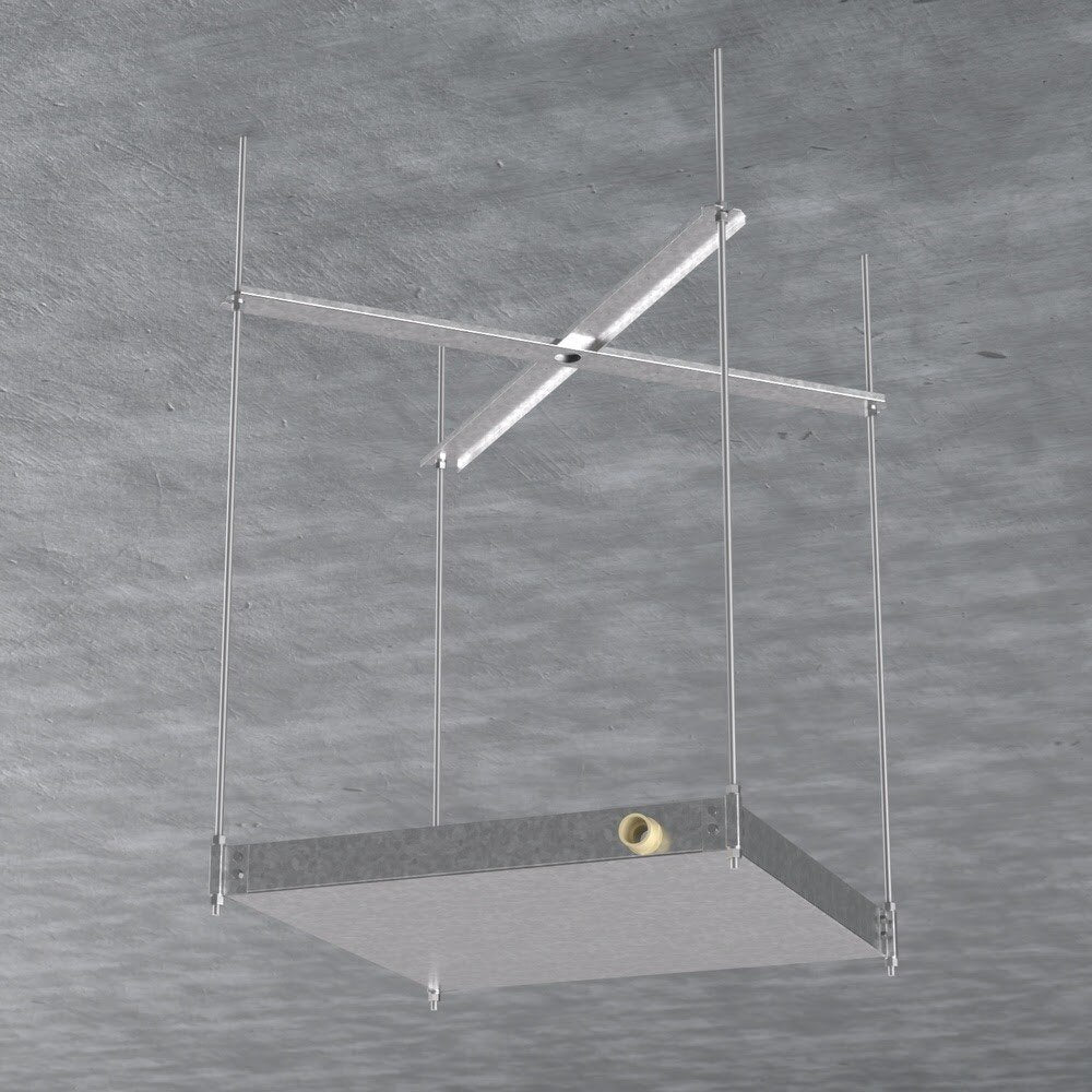 HoldRite 50-SWHP-M Suspended Water Heater Platform with Metal Drain for 26-1/2 in. Water Heaters - 2