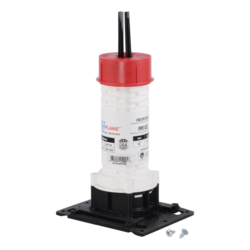 HoldRite HFP-H2B HydroFlame Pro Series Hollow Deck Sleeve 1-7/8 in. ID 7-1/4 in. to 8 in. Tall with Adjustable Cap