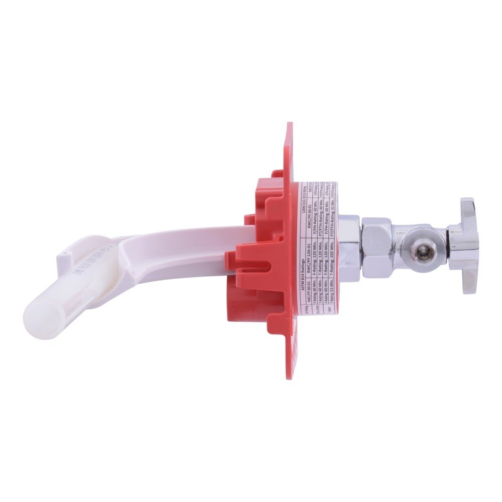 HoldRite HR-FR-P-0 Fire Rated Fixture Outlet Box with 1/2 in. PEXA Inlet and 1/4 in. Compression Outlet
