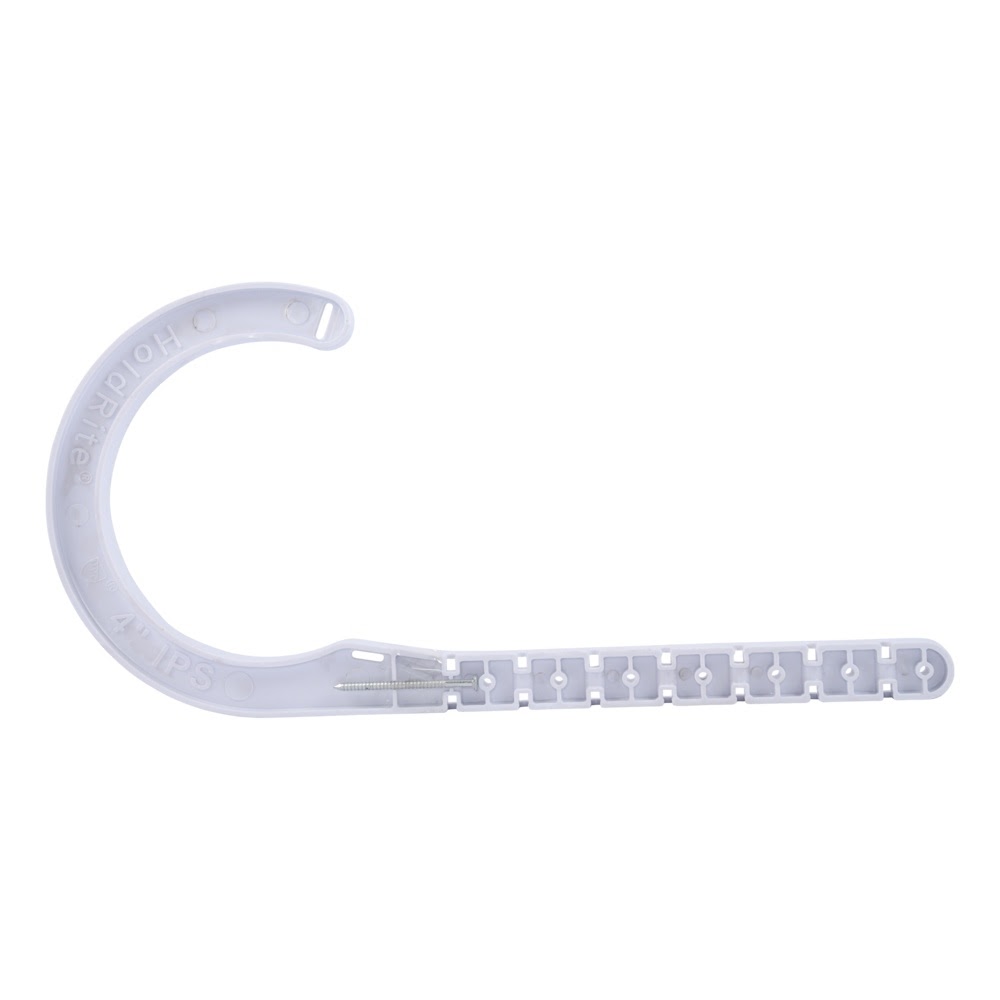 HoldRite P-JHOOK400DWV 4 in. Plastic Adjustable J Hook Pipe Hanger 13 in. Length - 2