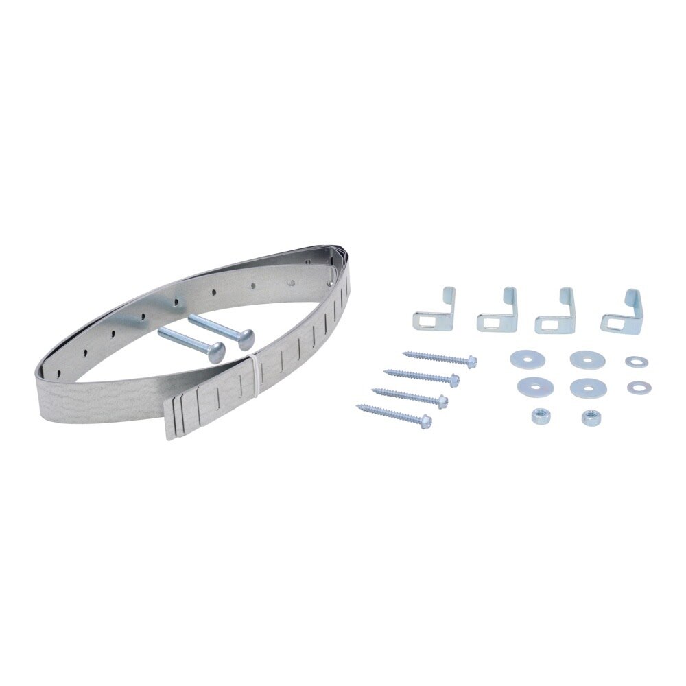 HoldRite QS-120 Galvanized Steel Water Heater Restraint Strap Kit for Up to 120 Gallon Tanks