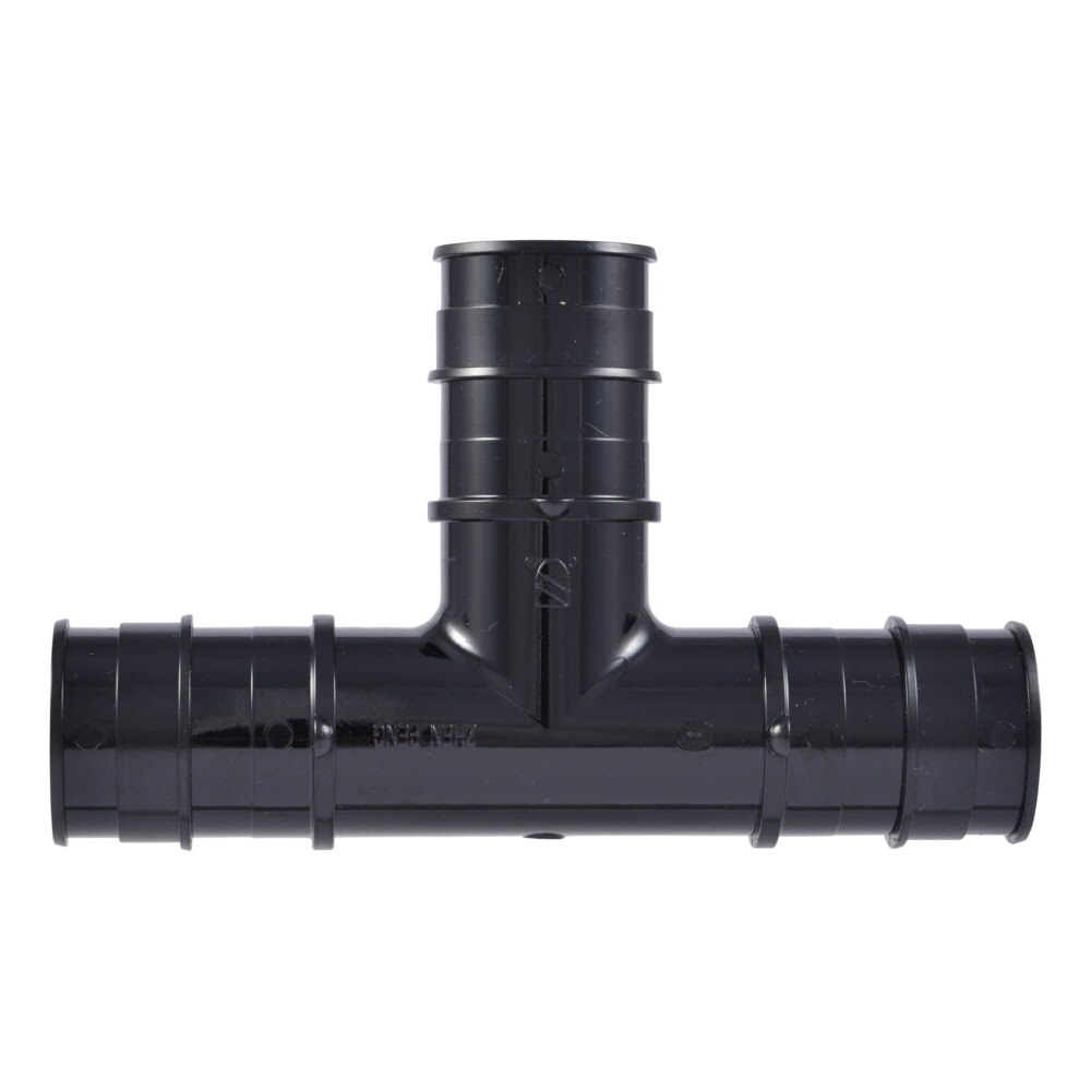 SharkBite UA374 1 in. x 1 in. x 1 in. Poly Expansion Equal Tee for PEX-A Tubing - 2