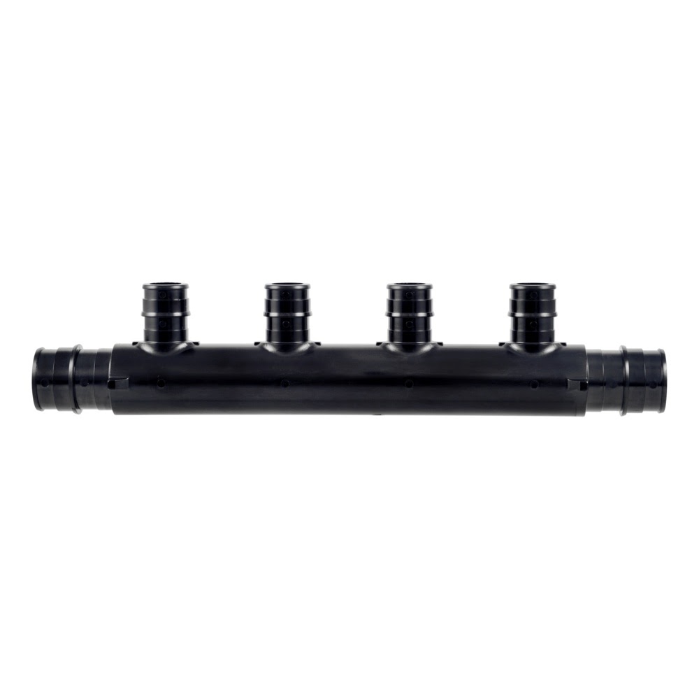 SharkBite UAMPT4OW 3/4 in. PEX-A Multiport Tee with Four 1/2 in. Outlets Open - 3