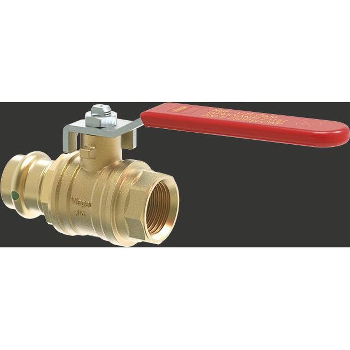 Viega 24030 (2973.1) ProPress 1/2 in Press x 1/2 in FPT Full Port Ball Valve (1 Pack) - 2