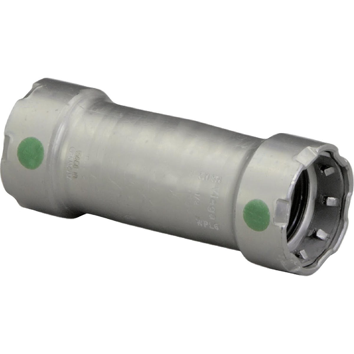 Viega 25075 (4815.3) MegaPress 3/4 in x 3/4 in Extended Coupling No Stop Press Fitting (10 Pack)