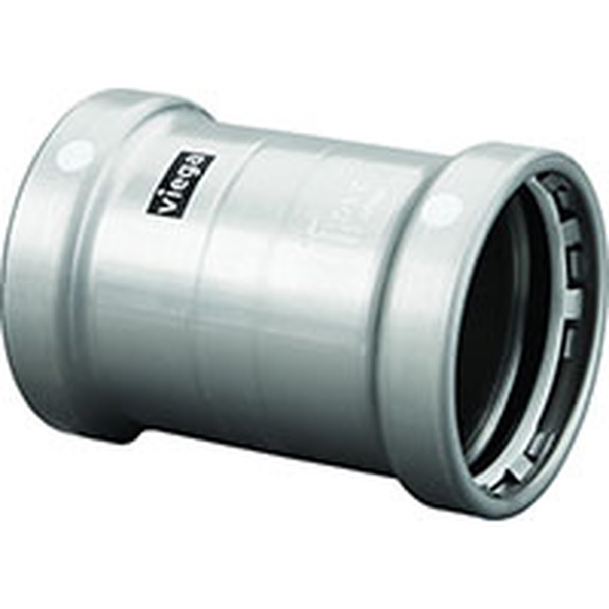 Viega 26695 (4815.5XL) 4 in. MegaPress FKM Coupling No Stop Press x Press for Carbon Steel Pipe (1 Each)