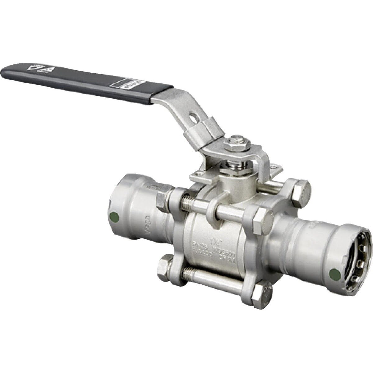 Viega 28504 (4875.8) MegaPress 1-1/2 in 3-Piece Press Ball Valve (1 Each)