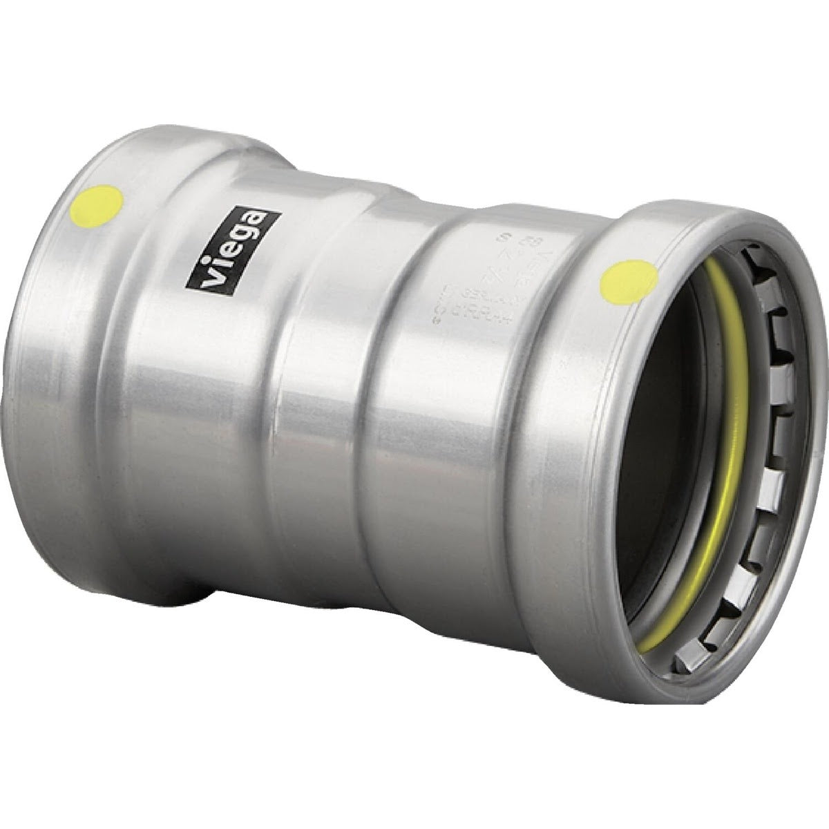 Viega 28775 (6615XL) 3 in. MegaPressG Carbon Steel Press Coupling with Stop (1 Each)