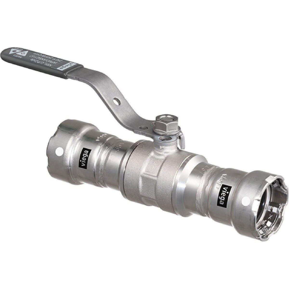 Viega 28965 (5970) 1-1/2 in. MegaPress FKM Carbon Steel Ball Valve for Sch 5 to 40 Pipe (1 Each)