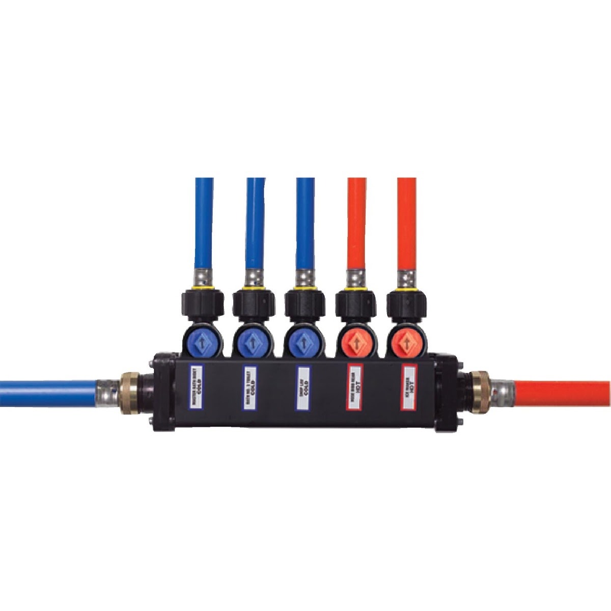 Viega 49410 (V5660) PureFlow MiniBloc Zoning Manifold 10 Port Half Inch Press Connection (1 Each)
