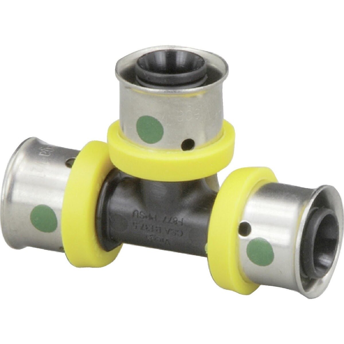 Viega 49590 (V5618) PureFlow Press Polymer Tee for PEX (1 Each)
