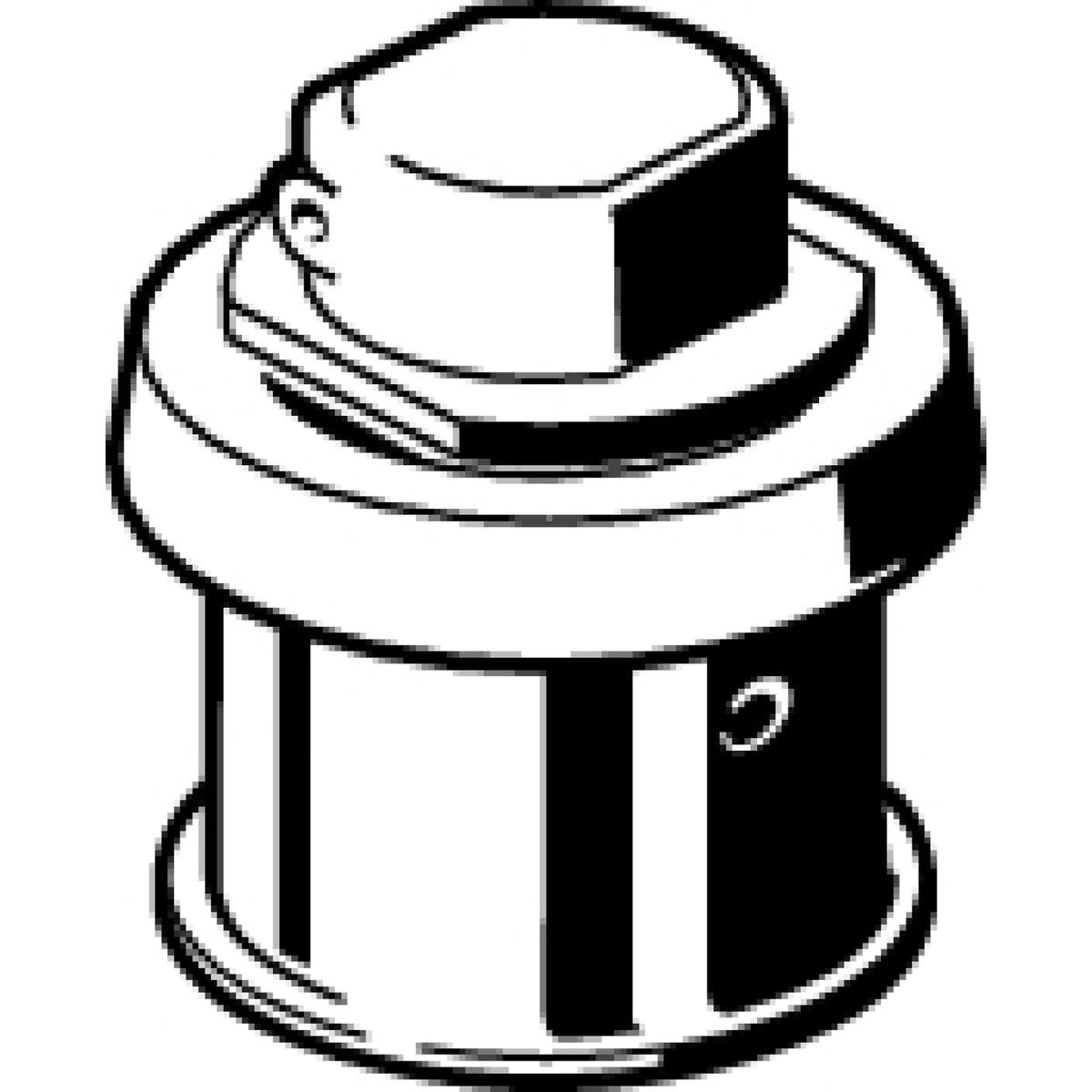 Viega 49723 (V5656) PureFlow Press 1/2 in Polymer Test Plug (25 Pack) - 3