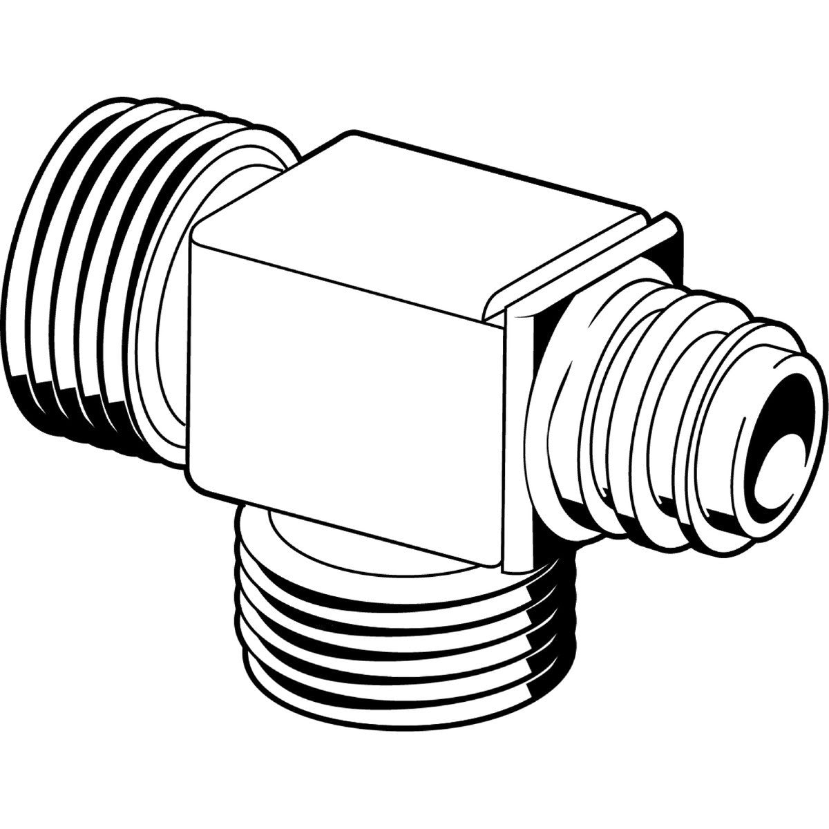 Viega 56163 (2887.32) Hydronic Mixing Block Return Fitting 2 Plastic Replacement Part (1 Each) - 3