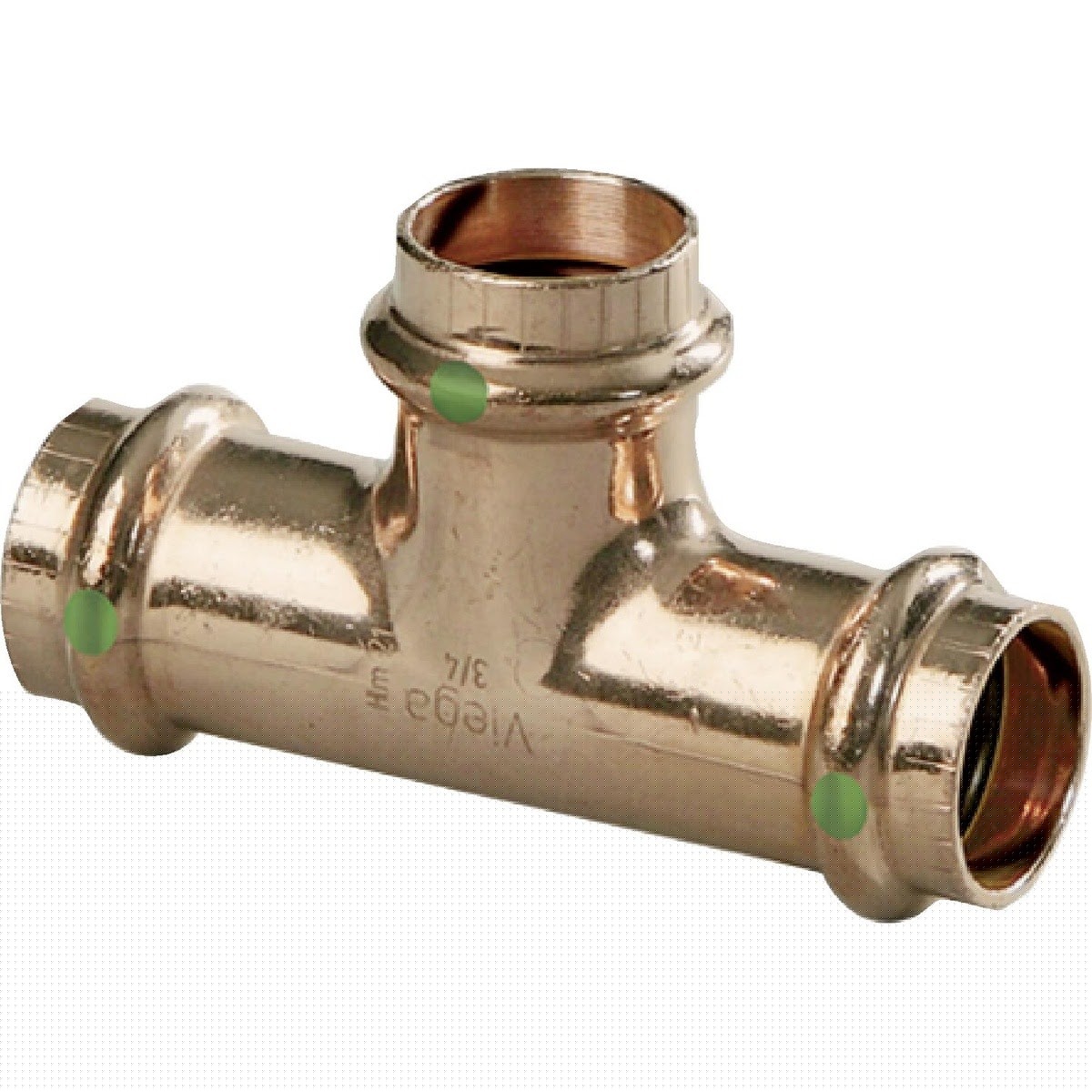 Viega 77407 (2918) ProPress Copper Press Tee 3/4 in. x 3/4 in. x 1 in. with EPDM Seal (1 Pack)