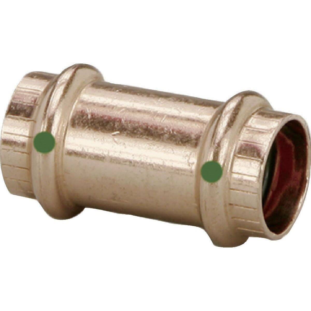 Viega 78172 (2915.3) ProPress Copper Press Coupling No Stop 1/2 in x 1/2 in