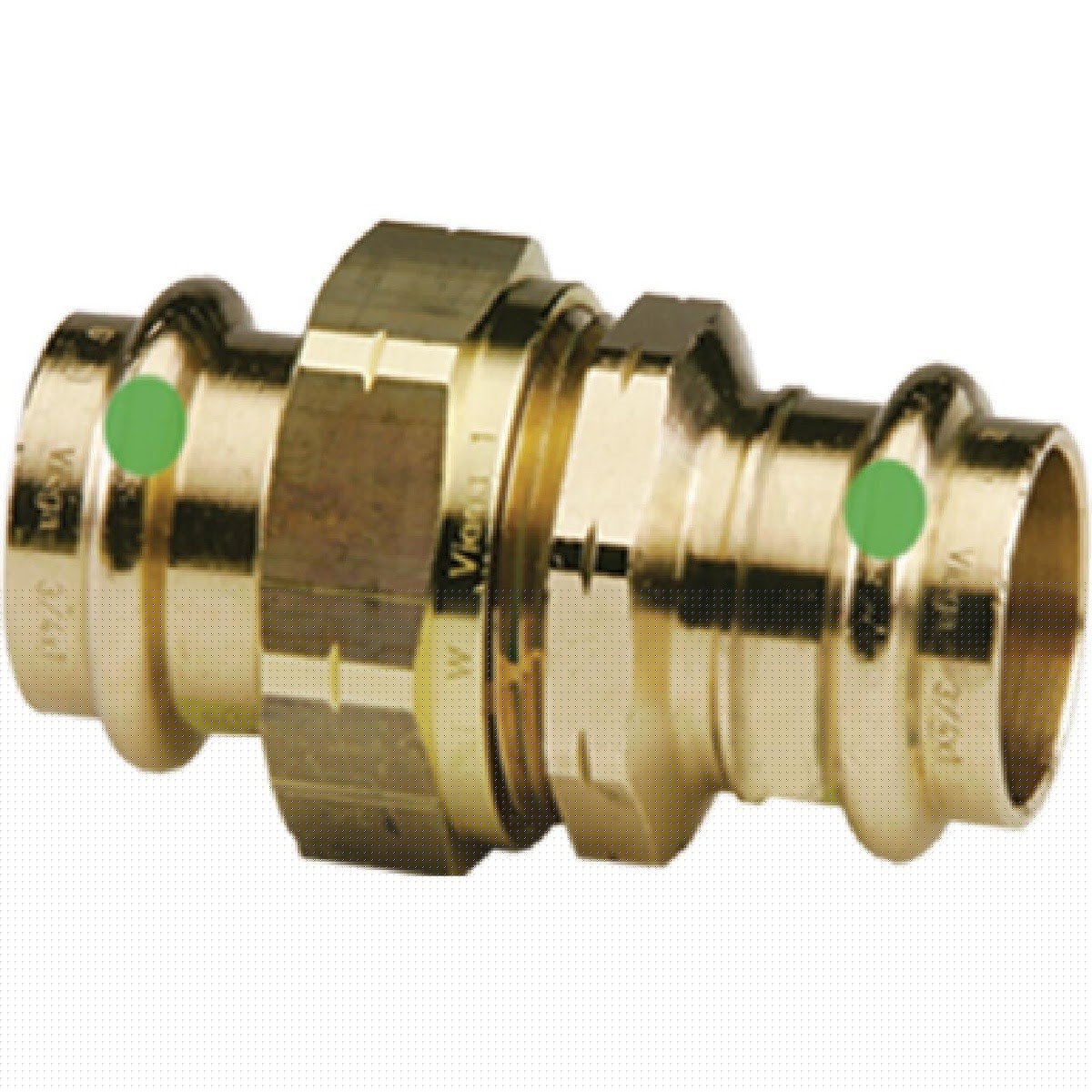 Viega 79135 (2960ZL) ProPress Zero Lead Silicium Bronze Press Union 1 in. x 1 in. (1 Each)