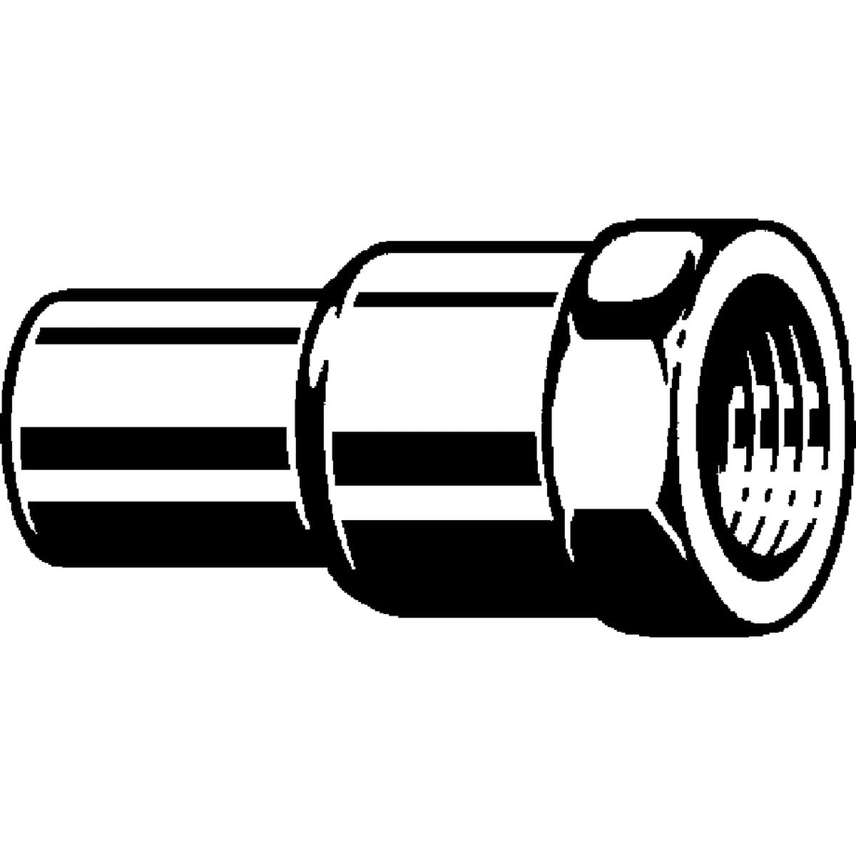 Viega 79435 (2912.1ZL) ProPress 1/2 in x 3/4 in FPT Zero Lead Bronze Adapter (1 Each) - 2