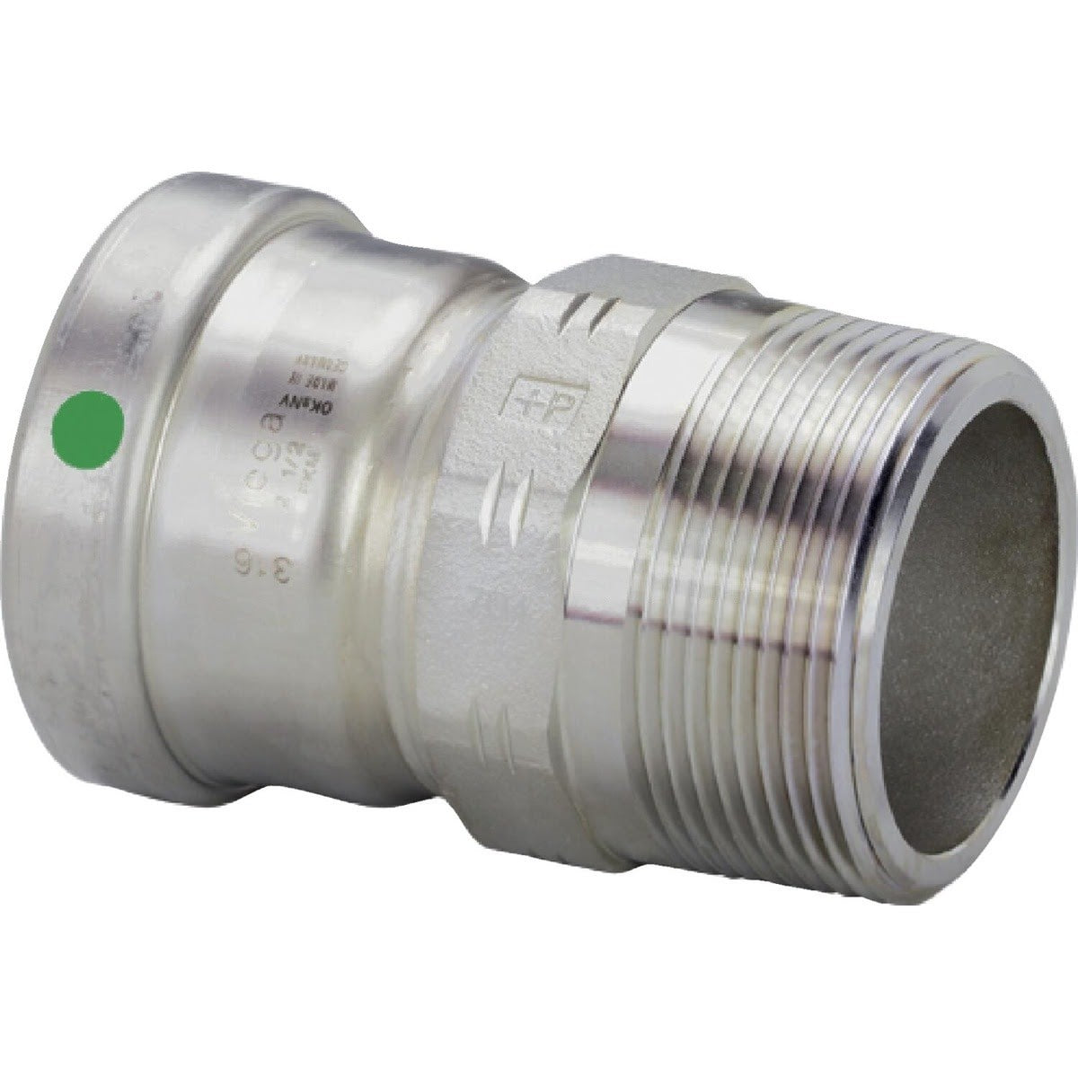 Viega 80065 (4011XL) ProPress 316 Stainless Steel Press x Male Pipe Thread Adapter 3 in x 3 in (1 Pack)