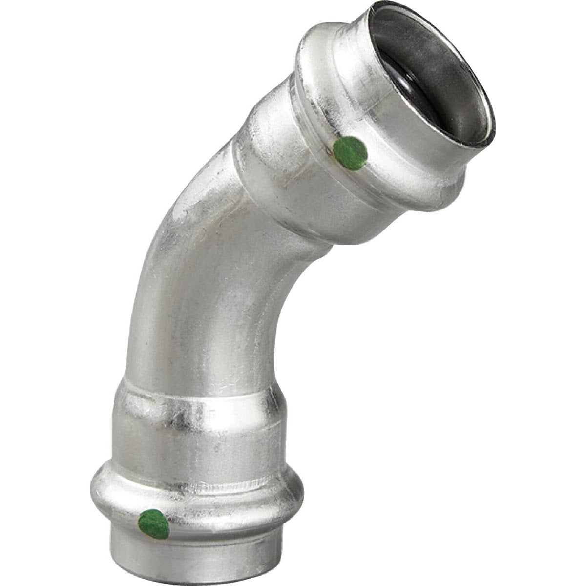 Viega 80445 (4026) ProPress 316 1/2 in. x 1/2 in. 45 Degree 316 Stainless Steel Press Elbow (1 Each)