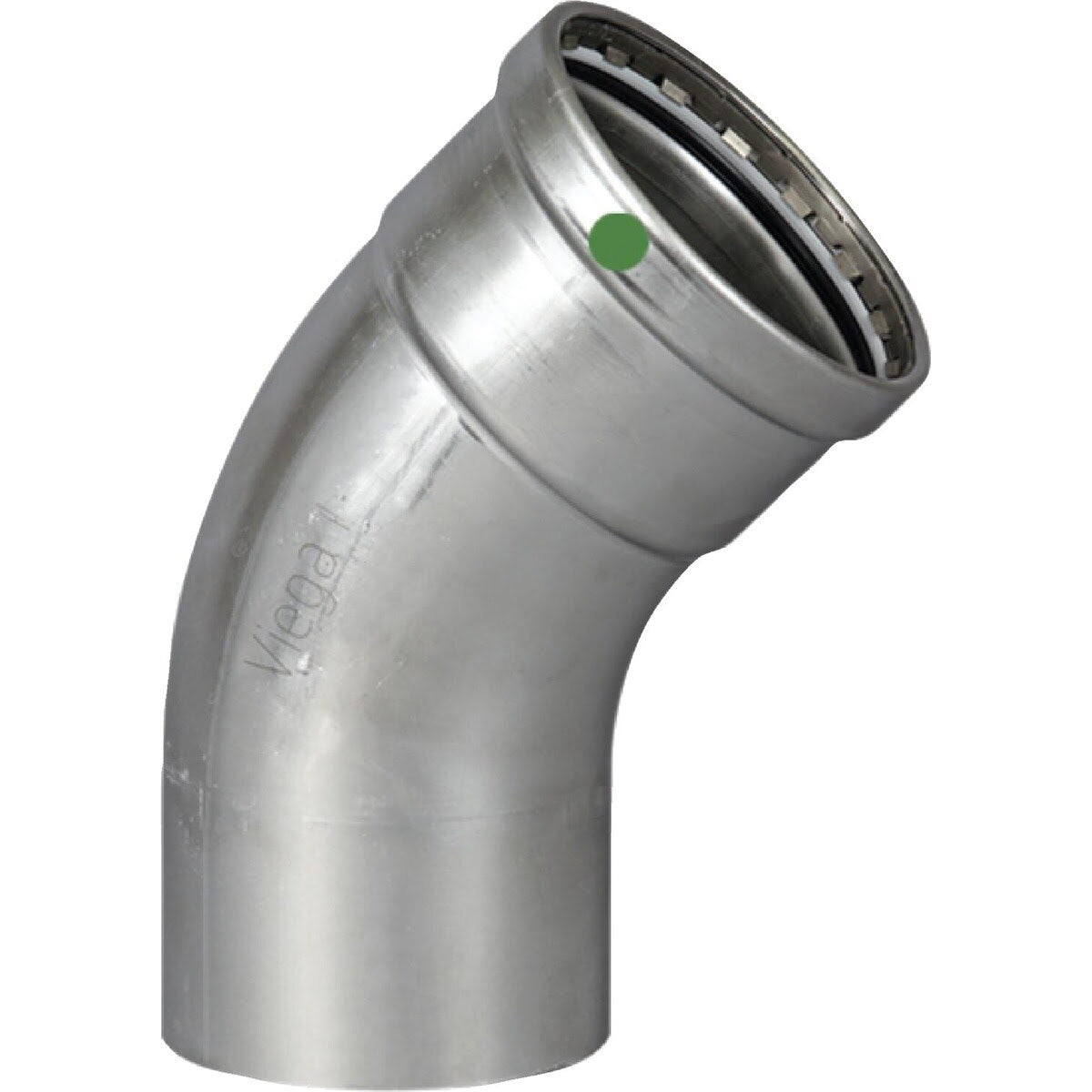 Viega 80550 (4026.1) 1-1/4 in. ProPress 316 Stainless Steel 45 Degree Street Elbow (1 Each)