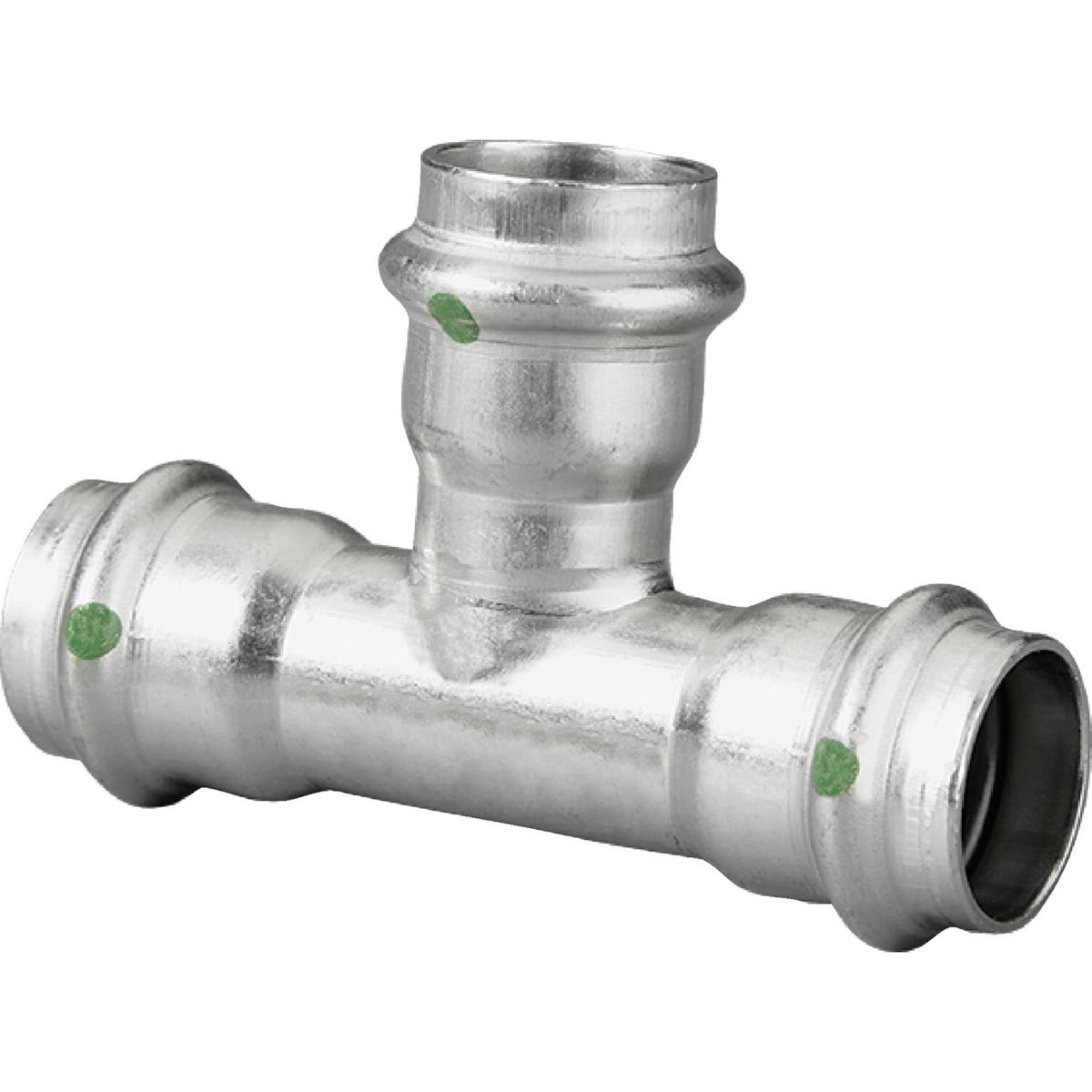 Viega 80680 (4018) ProPress 316 Stainless Steel Press Tee 1-1/4 in. x 1-1/4 in. x 1 in. (1 Pack)