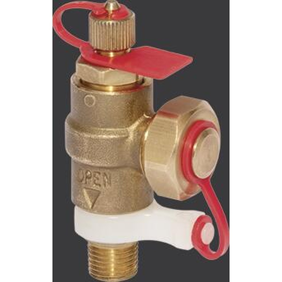 Viega 82140 (2980.1ZL) ProPress Brass Drain Valve 1/4 in. MPT with Pressure Temperature Test Port (1 Each) - 2