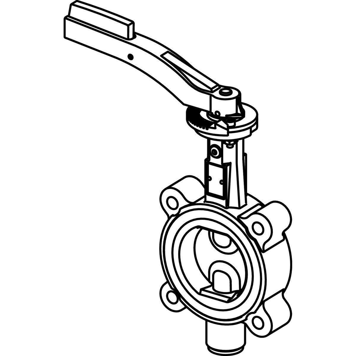 Viega 87660 (2979.8ZL) ProPress 2 1/2 in. LUG Type Zero Lead Butterfly Valve, Ductile Iron Epoxy Powder-Coated (1 Each) - 2